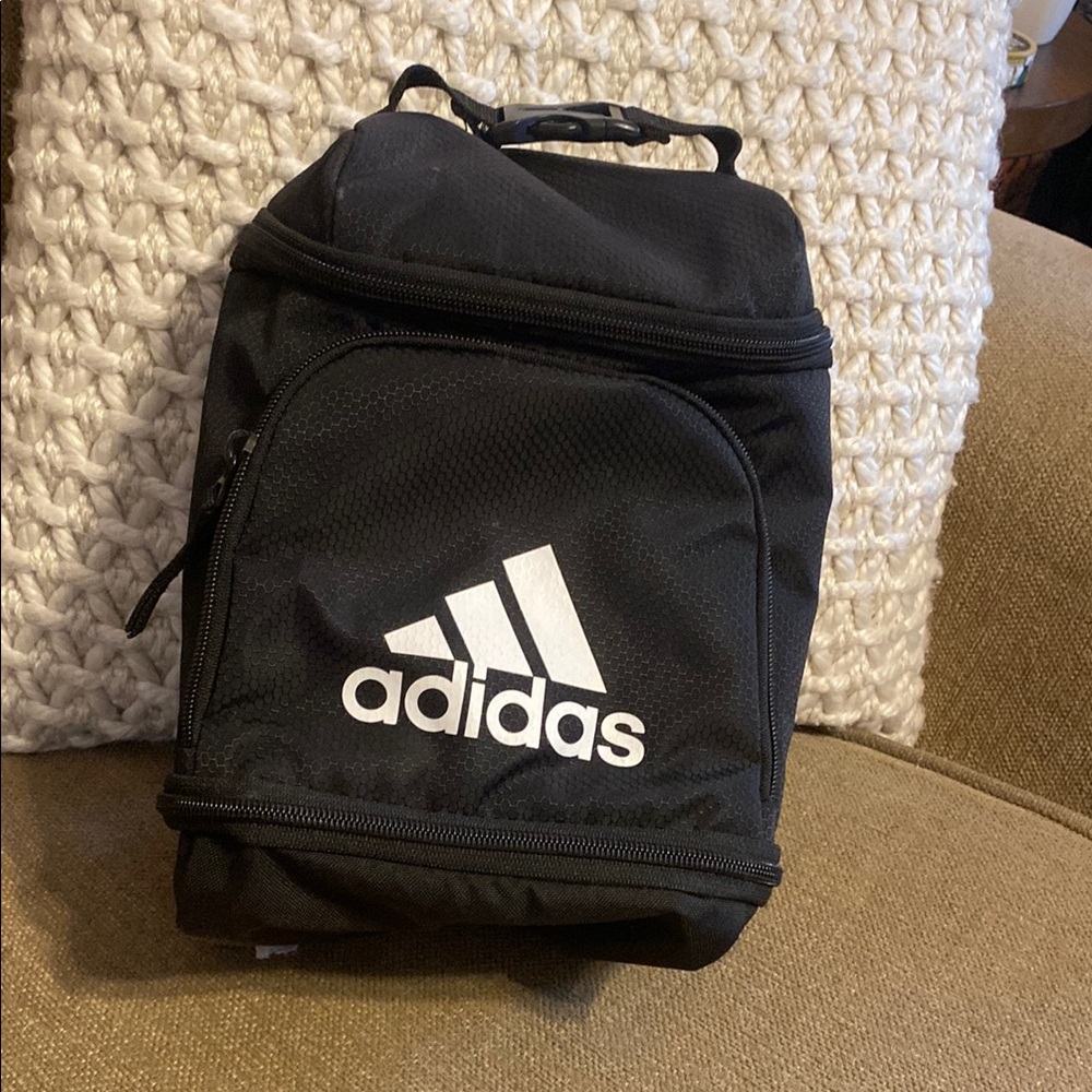 Adidas Black Toiletry Bag Durable Synthetic Material
